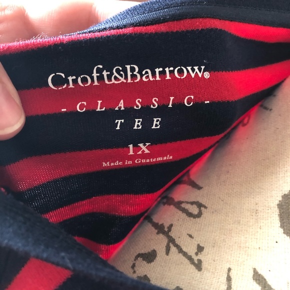 3 for $10 🌻 [Croft & Barrow] Ladies 1X Top - Picture 10 of 11